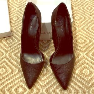 Calvin Klein black heels